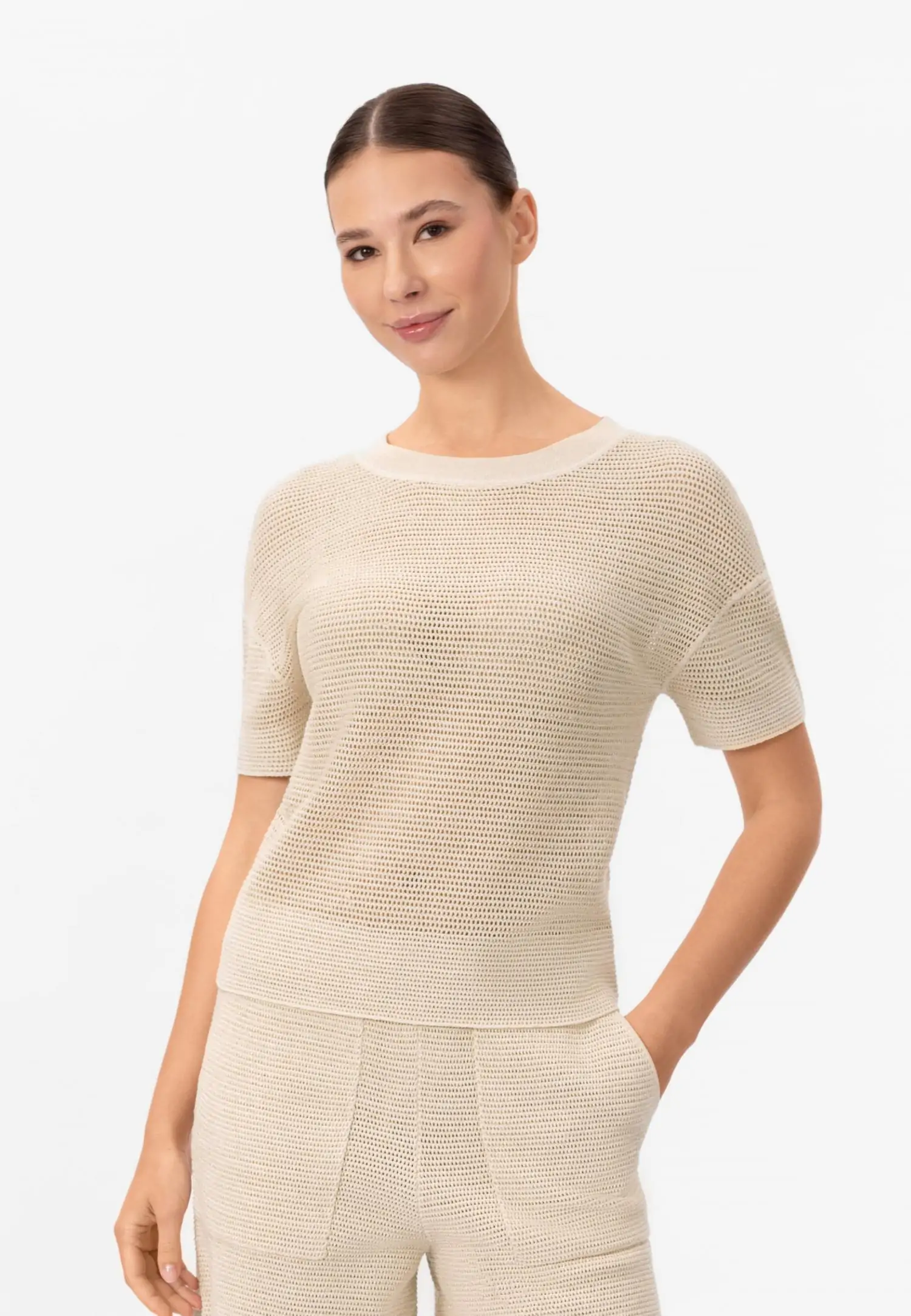 Джемпер с коротким рукавом S26-00CS0108 Marc & André