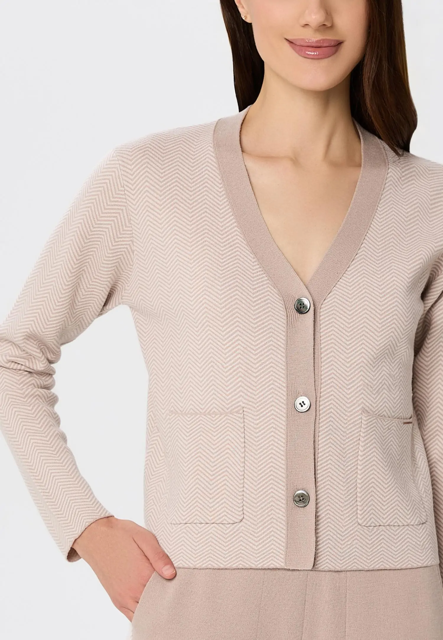 Укороченный кардиган W25-00CH0109 Marc & André