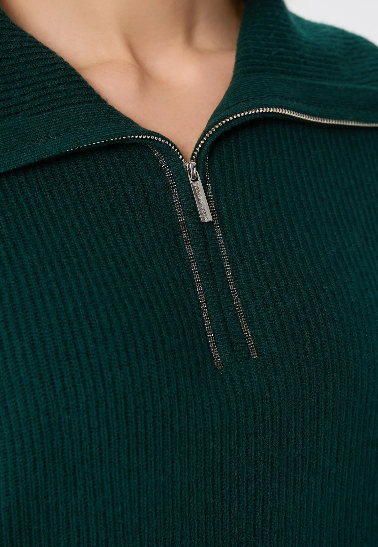 Свитер с воротником на молнии W25-00CH0323 Marc & André