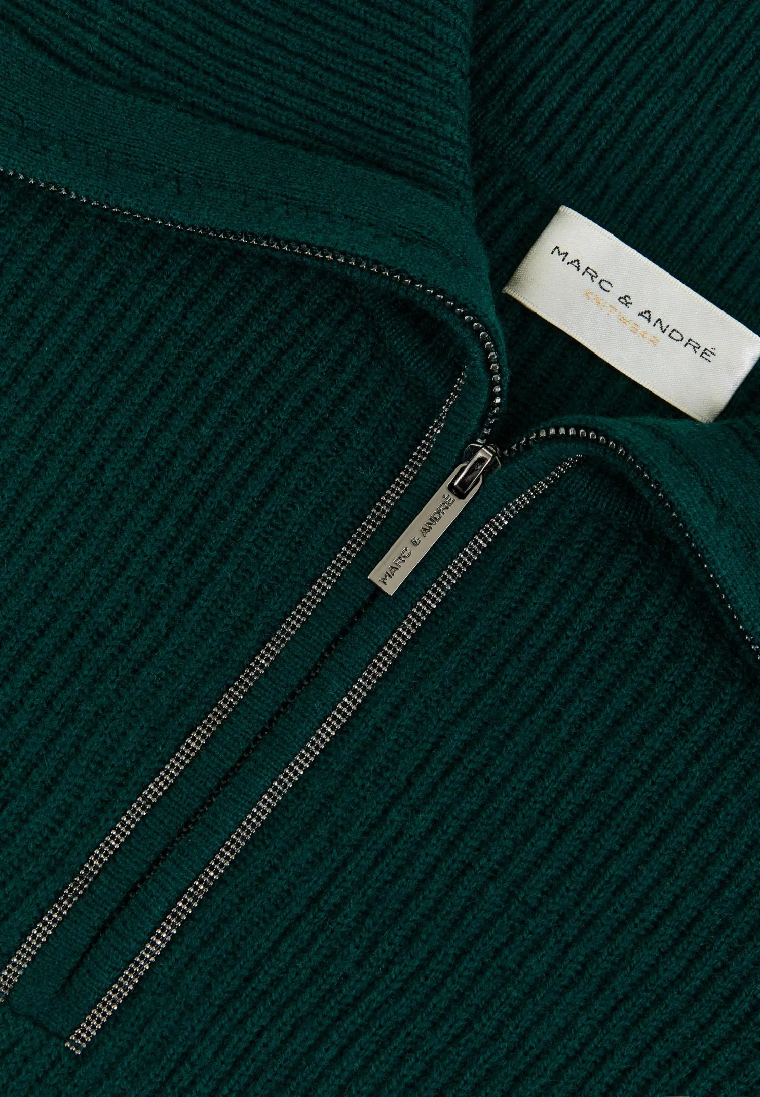 Свитер с воротником на молнии W25-00CH0323 Marc & André