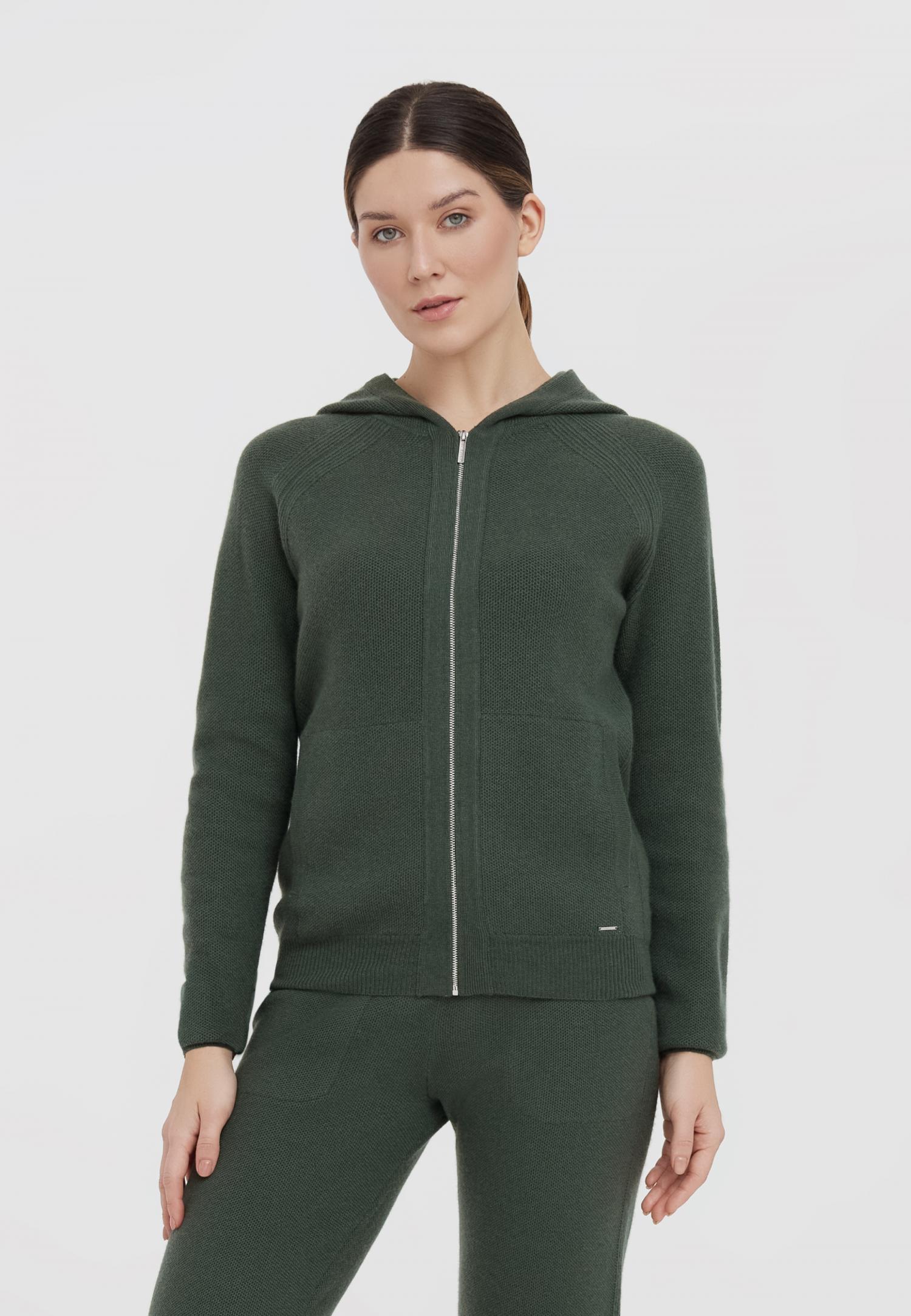 Джемпер на молнии с капюшоном W26-00CH1014 Marc & André